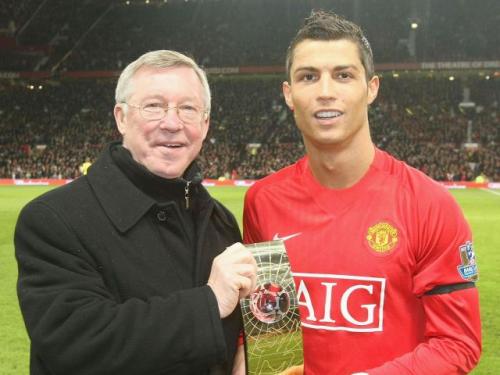 Sir Alex Ferguson dan Cristiano Ronaldo saat bekerja sama di Manchester United