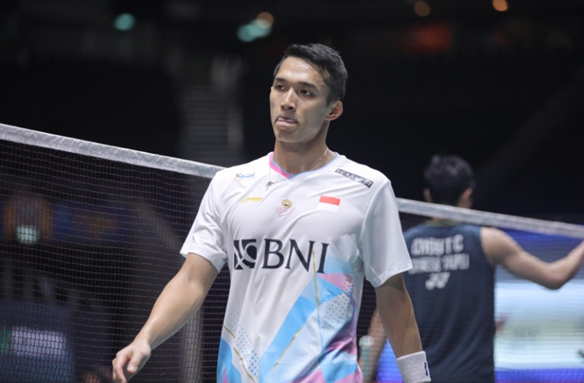 Jonatan Christie kala berlaga.